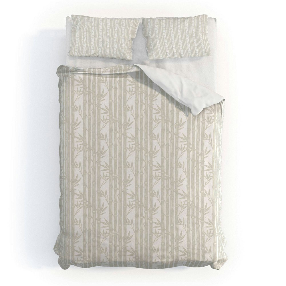 Deny Designs Little Arrow Design Co Bamboo Stripes Duvet Cover Set: $199.99