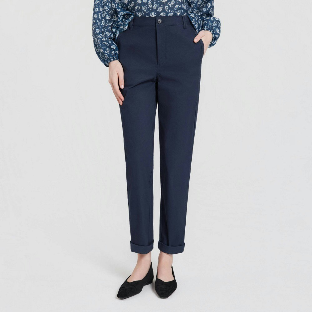 Universal Thread Women's Mid-Rise Straight Leg Chino Pants: $40 Universal Thread Women's Mid-Rise Straight Leg Chino Pants: $40
