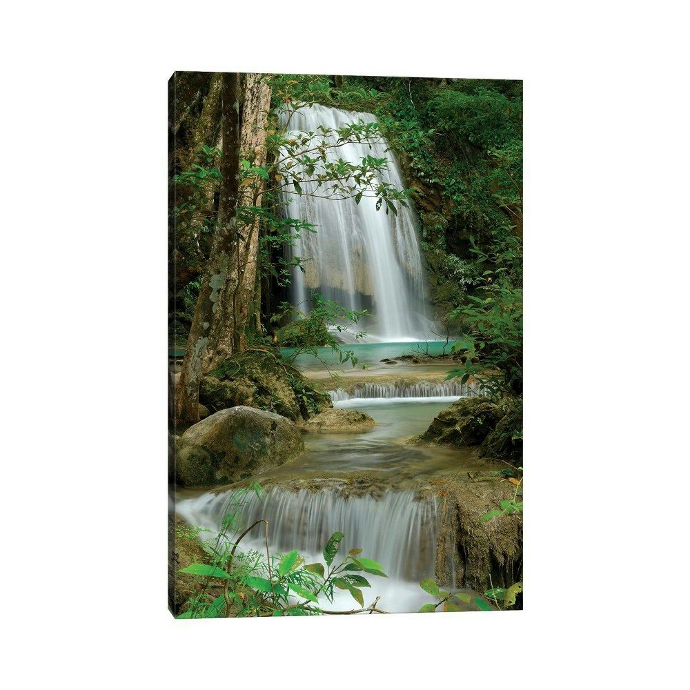 iCanvas 18"x12"x1.5" Erawan National Park Waterfall Wall Canvas: $45.99 iCanvas 18"x12"x1.5" Erawan National Park Waterfall Wall Canvas: $45.99