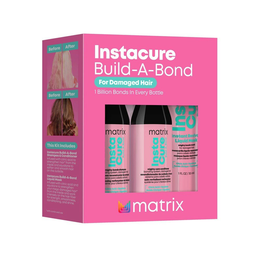 Instacure Build-A-Bond Travel Shampoo and Conditioner Set: $23 Instacure Build-A-Bond Travel Shampoo and Conditioner Set: $23