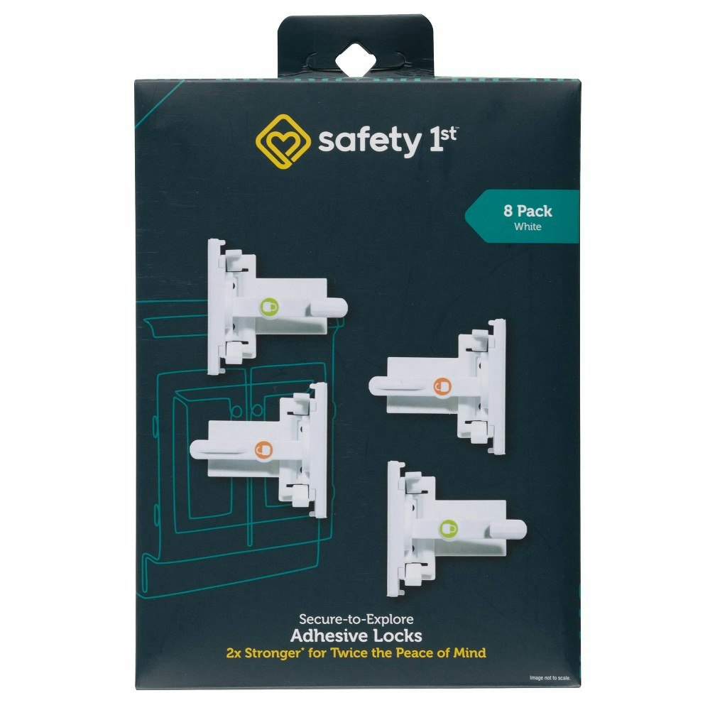 Safety 1st Adhesive Locks 8-Pack: $21.96 Safety 1st Adhesive Locks 8-Pack: $21.96