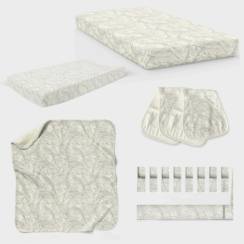Goumikids 5-Piece Organic Cotton Crib Bedding Set: $148.99