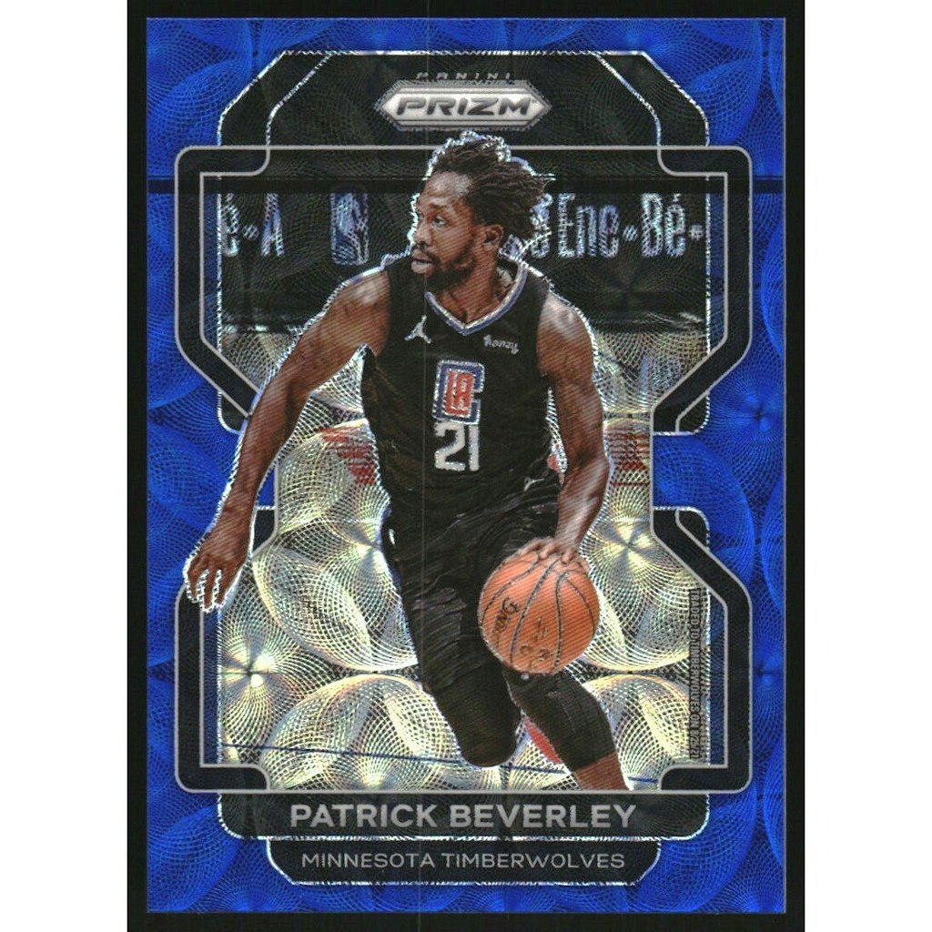 2021-22 Panini Prizm Choice Blue Prizm Patrick Beverley #25 Card: $10.80