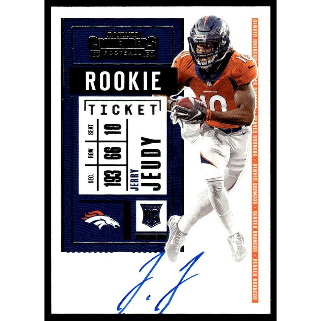 2020 Panini Contenders Jerry Jeudy Rookie Autograph Card: $72