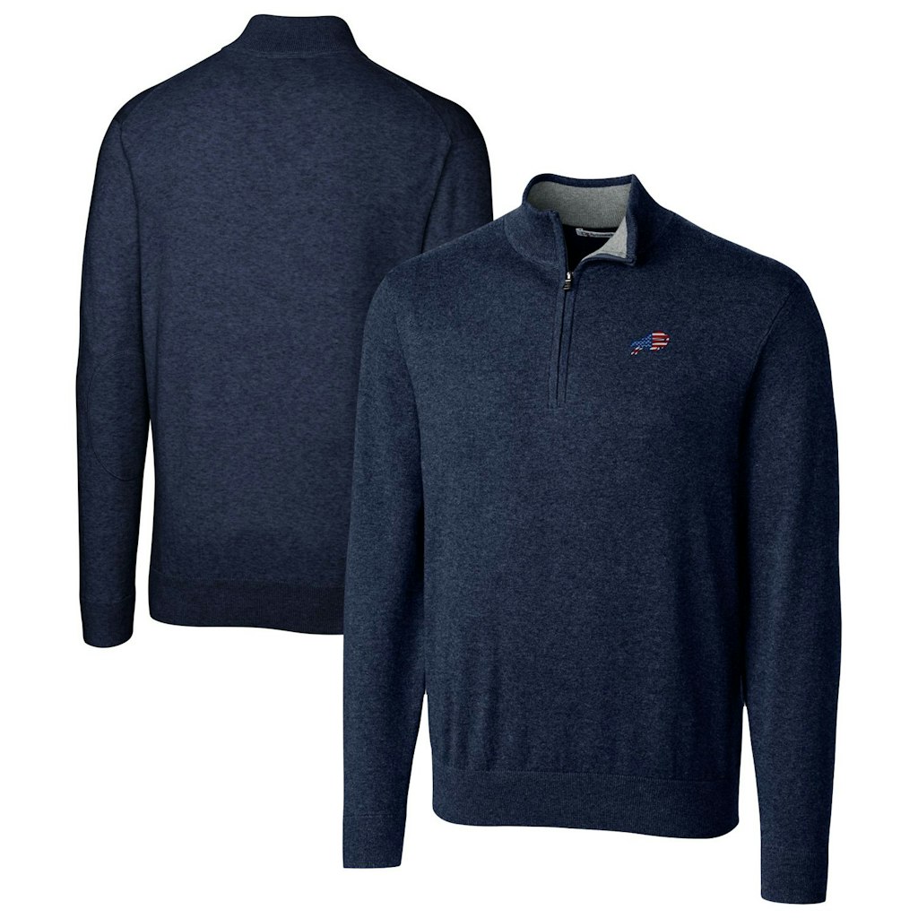 Cutter & Buck Buffalo Bills Lakemont Quarter-Zip Pullover Sweater: $114.99 Cutter & Buck Buffalo Bills Lakemont Quarter-Zip Pullover Sweater: $114.99