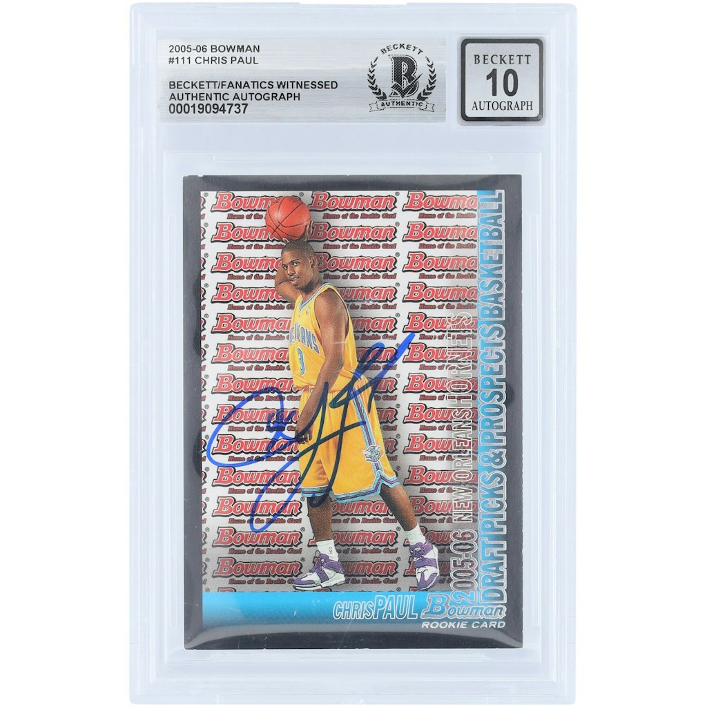 Chris Paul 2005-06 Topps Bowman Draft Picks & Prospects Rookie Card: $429.99