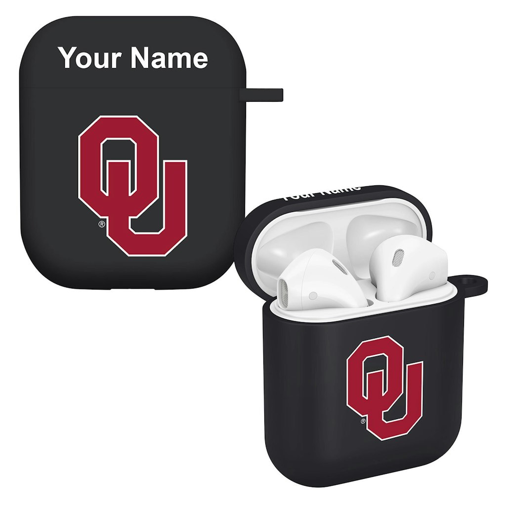Oklahoma Sooners Personalized AirPods Case Cover: $42.99 Oklahoma Sooners Personalized AirPods Case Cover: $42.99
