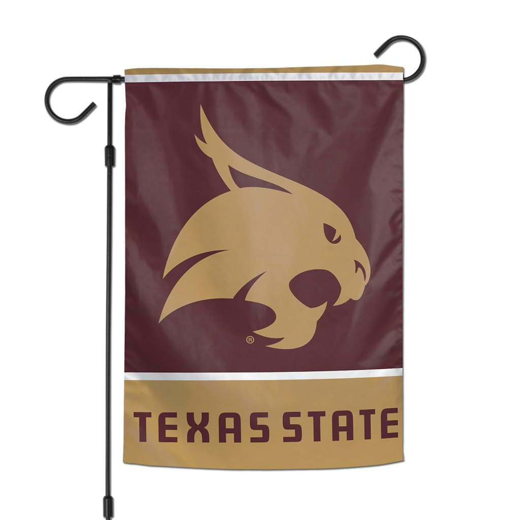 WinCraft Texas State Bobcats 12" x 18" Double-Sided Garden Flag: $17.99 WinCraft Texas State Bobcats 12" x 18" Double-Sided Garden Flag: $17.99