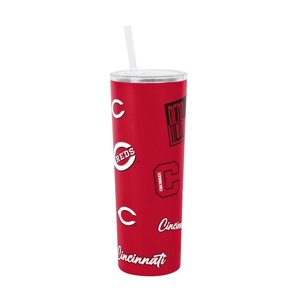 Logo Brands Cincinnati Reds 30oz Dreamweave Straw Tumbler: $49.99