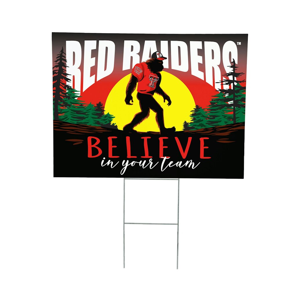 Texas Tech Red Raiders 24" x 18" Yard Sign: $39.99 Texas Tech Red Raiders 24" x 18" Yard Sign: $39.99