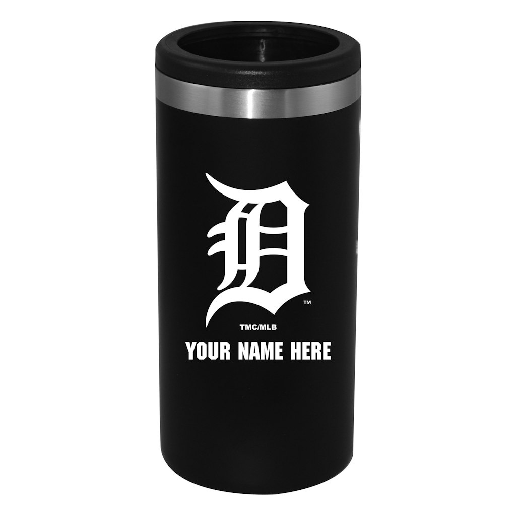 Detroit Tigers 12oz. Personalized Slim Can Holder: $34.99 Detroit Tigers 12oz. Personalized Slim Can Holder: $34.99