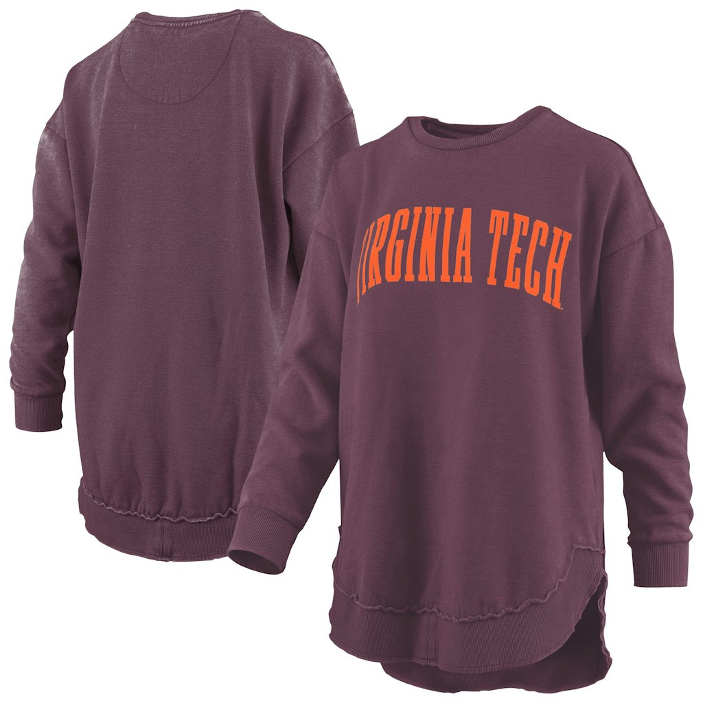 Women's Virginia Tech Hokies Melange Fleece Poncho: $74.99