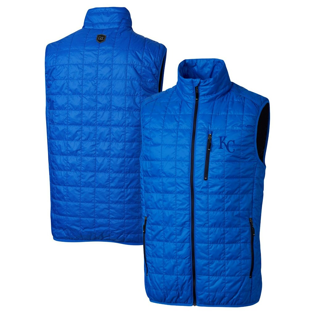 Cutter & Buck Kansas City Royals Rainier Full-Zip Puffer Vest: $171.99 Cutter & Buck Kansas City Royals Rainier Full-Zip Puffer Vest: $171.99