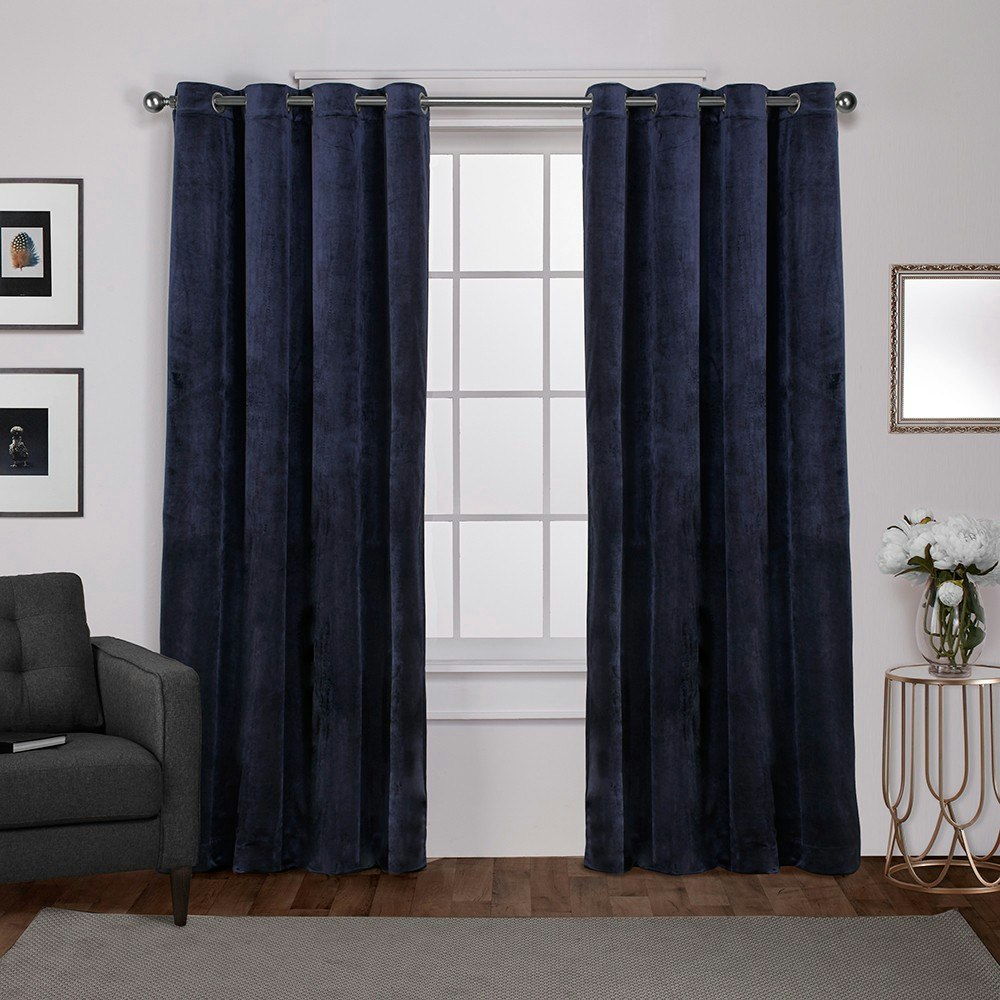 Exclusive Home 84\"x54\" Velvet Grommet Top Window Curtain Panels 2-Pack: $37.49 Exclusive Home 84\"x54\" Velvet Grommet Top Window Curtain Panels 2-Pack: $37.49