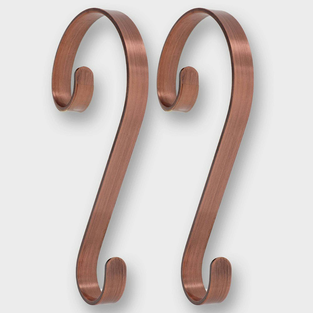 Haute Decor Scroll Christmas Stocking Holder 2-Pack: $15.99 Haute Decor Scroll Christmas Stocking Holder 2-Pack: $15.99
