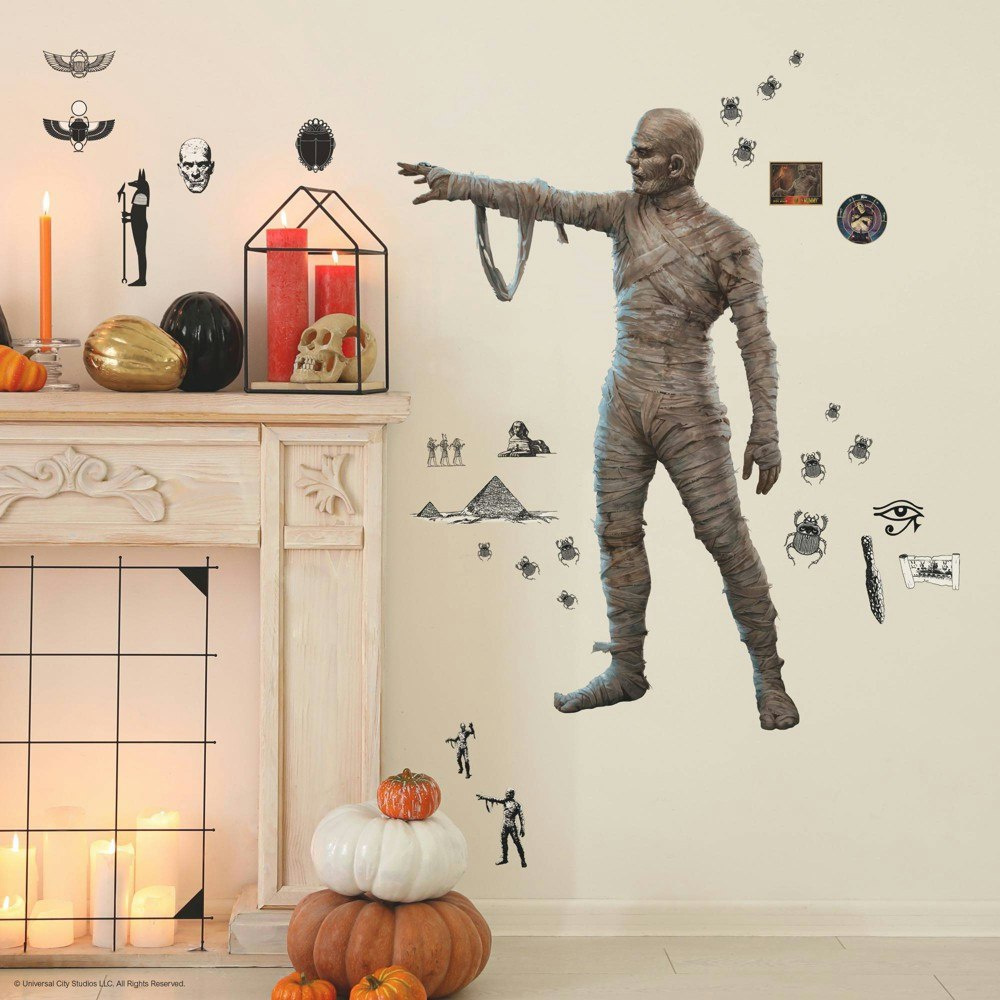 RoomMates The Mummy Giant Peel & Stick Wall Decals 35-Piece Set: $17.99 RoomMates The Mummy Giant Peel & Stick Wall Decals 35-Piece Set: $17.99