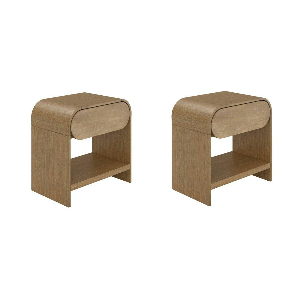 Nathan James Iris Nightstand 2-Pack: $339.99 Nathan James Iris Nightstand 2-Pack: $339.99