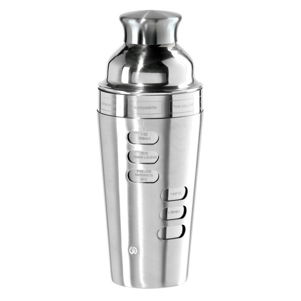 Oggi 23-ounce Dial-a-Drink Stainless Steel Cocktail Shaker: $23.99 Oggi 23-ounce Dial-a-Drink Stainless Steel Cocktail Shaker: $23.99