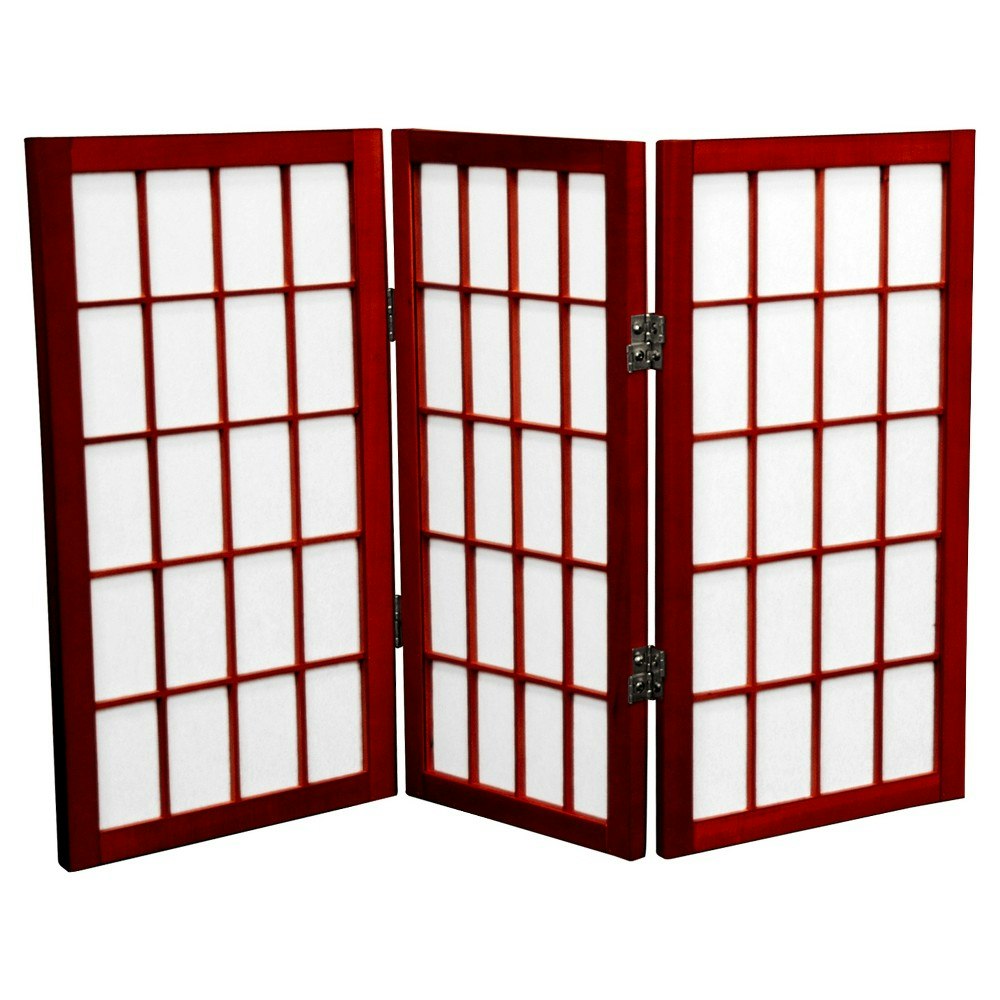 Oriental Furniture 2-Foot 3-Panel Desktop Shoji Screen: $82.99 Oriental Furniture 2-Foot 3-Panel Desktop Shoji Screen: $82.99