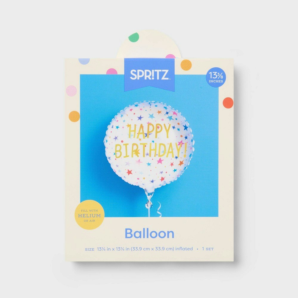 Happy Birthday Foil Balloon Set: $3 Happy Birthday Foil Balloon Set: $3