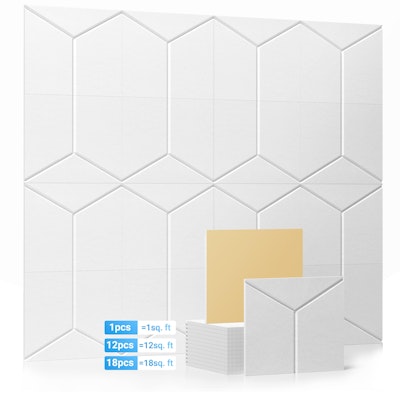 12" x 10" Acoustic Soundproof Wall Panel 12-Pack for $12 + free shipping w/ Prime