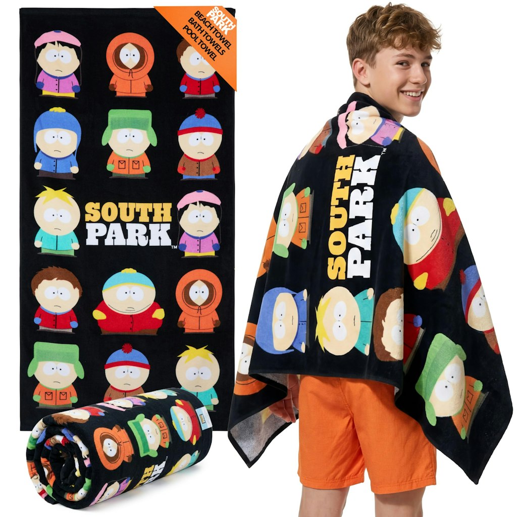 South Park 55" x 28" Beach Towel: $7.49