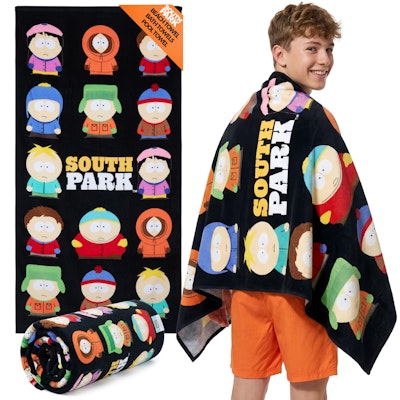 South Park 55" x 28" Beach Towel for $7 + free shipping w/ $25