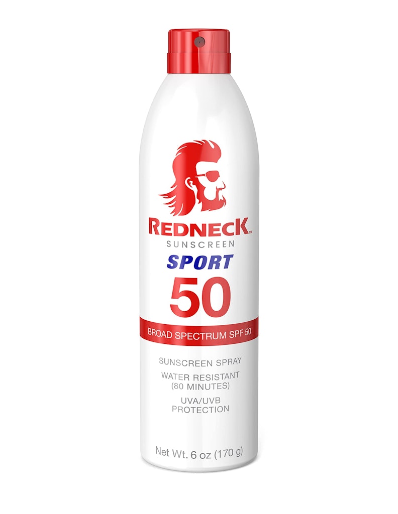 Redneck Sport SPF 50 Sunscreen Spray: $10.49 Redneck Sport SPF 50 Sunscreen Spray: $10.49
