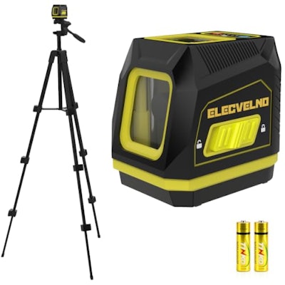 Elecvelno Green Cross Line Laser Level with Tripod for $22 + free shipping