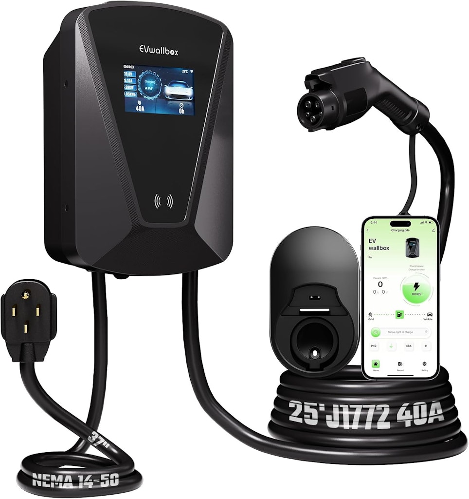 EVwallbox Level 2 EV Charger: $194.99