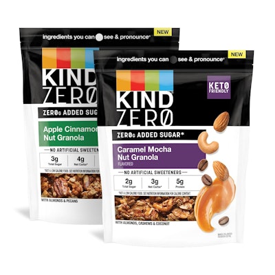 KIND Zero Added Sugar Granola Variety Pack 8 oz. 2-Count for $6 w/ Sub & Save + free shipping w/ Prime