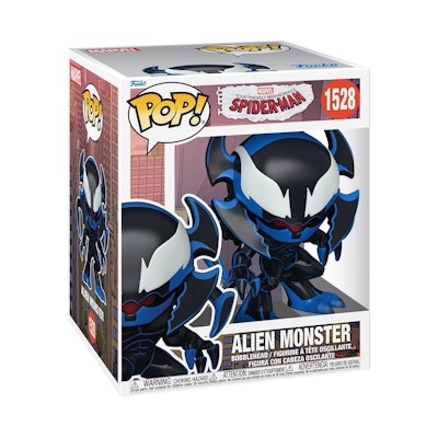 Funko POP! Alien Monster Friendly Neighborhood Spider-Man Animated Series Vinyl Figure for $9 + free shipping w/ Prime