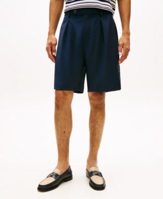 Tommy Hilfiger Men's 10" Summer Wool Regular-Fit Dress Shorts: $30
