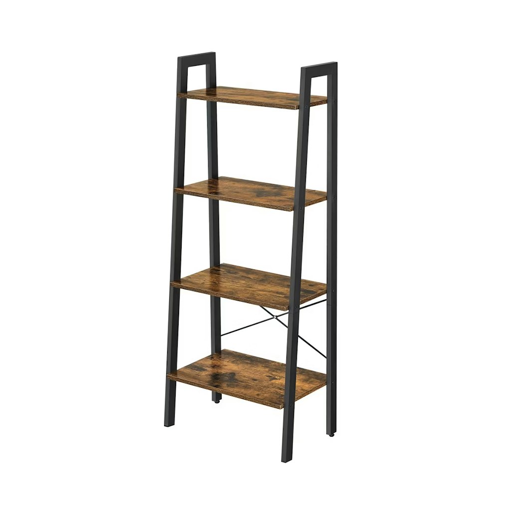 4-Tier Bookshelf Ladder Shelf: $40 4-Tier Bookshelf Ladder Shelf: $40