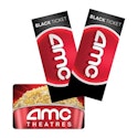 AMC Theatres Two Standard/Digital Movie Black Tickets & $20 eGift Card for $40 + email delivery