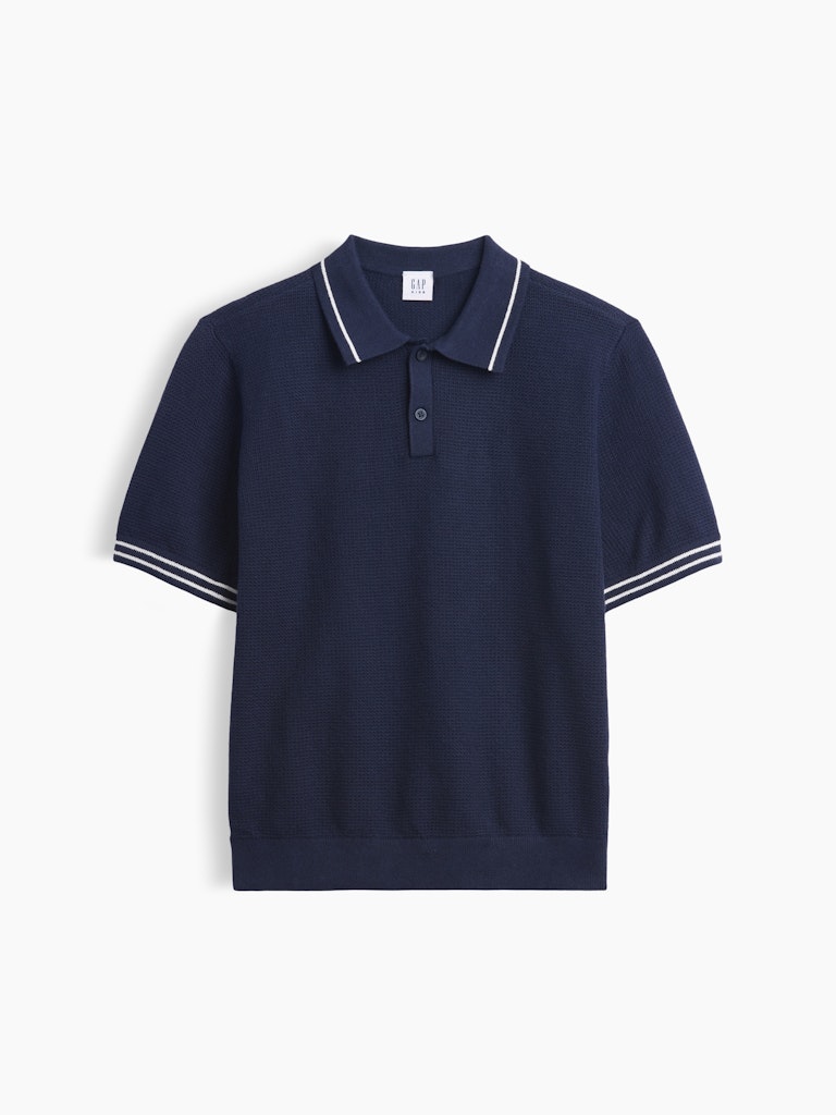 Kids' Relaxed Sweater Polo Shirt: $19.99