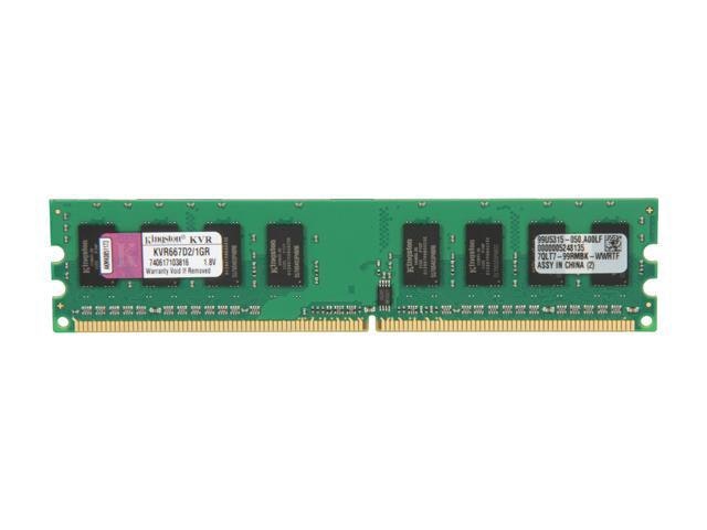 Kingston ValueRAM 1GB DDR2 667MHz Desktop Memory: $19.99 Kingston ValueRAM 1GB DDR2 667MHz Desktop Memory: $19.99