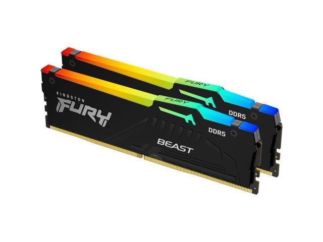 Kingston FURY Beast 16GB DDR5 6000MHz Desktop Memory 2-Pack: $299.99 Kingston FURY Beast 16GB DDR5 6000MHz Desktop Memory 2-Pack: $299.99