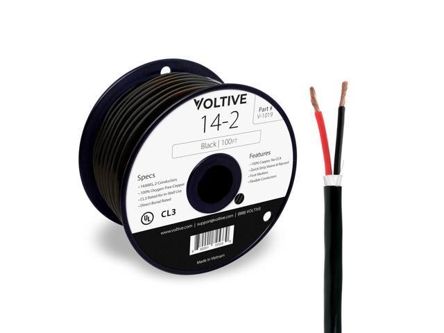 Voltive 14/2 Oxygen-Free Copper Speaker Wire: $113.57 Voltive 14/2 Oxygen-Free Copper Speaker Wire: $113.57