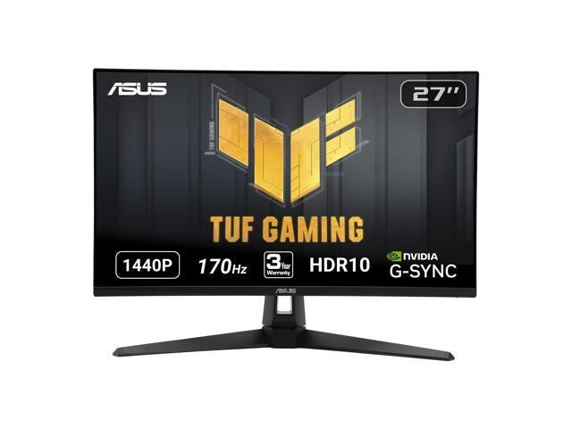 Asus TUF Gaming 27" 1440p HDR IPS G-Sync Monitor: $344.24
