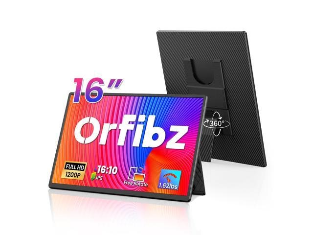 16-Inch 1200p Portable Laptop Monitor: $134.99
