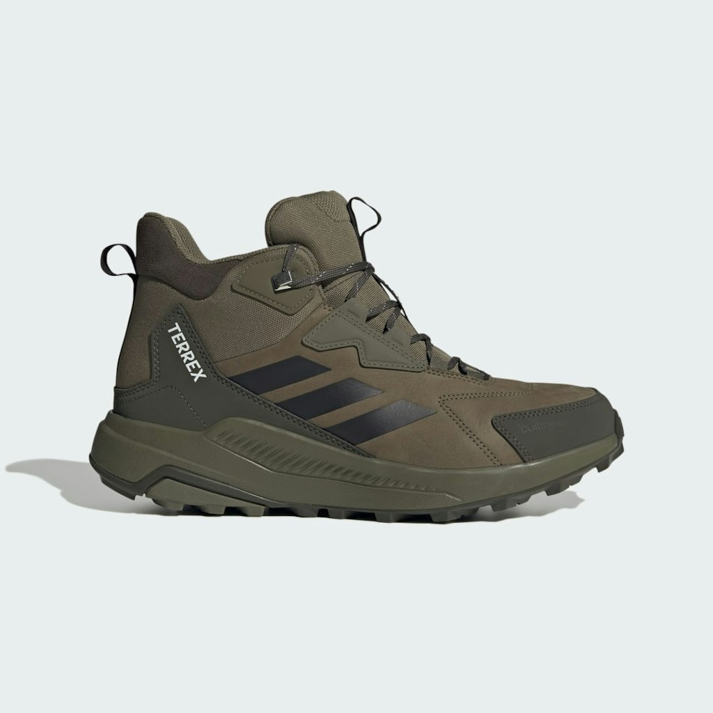 Adidas Terrex Anylander Mid Leather Hiking Boots: $99