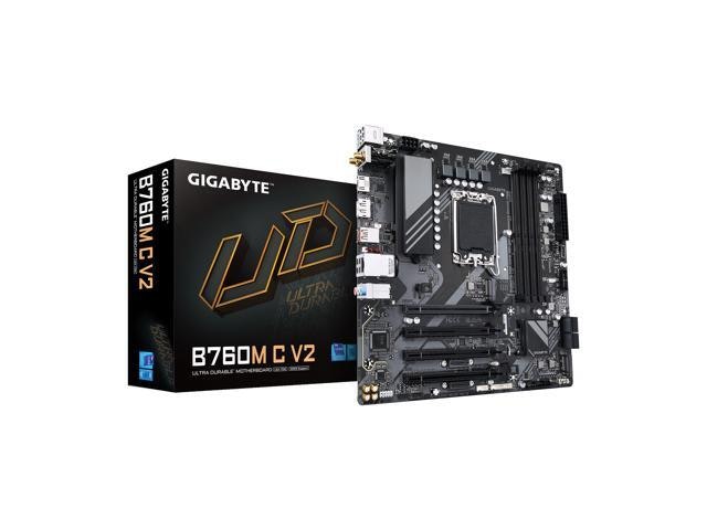 Gigabyte B760M C V2 LGA 1700 DDR5 Motherboard: $104.99 Gigabyte B760M C V2 LGA 1700 DDR5 Motherboard: $104.99