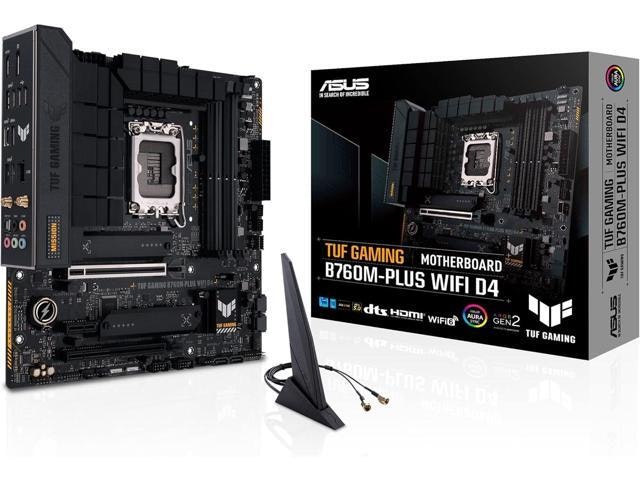 Asus TUF Gaming B760M-Plus D4 mATX Motherboard: $269 Asus TUF Gaming B760M-Plus D4 mATX Motherboard: $269