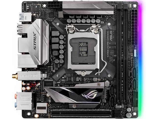 Asus ROG Strix Z270I Gaming LGA 1151 Mini ITX Motherboard: $206.59 Asus ROG Strix Z270I Gaming LGA 1151 Mini ITX Motherboard: $206.59