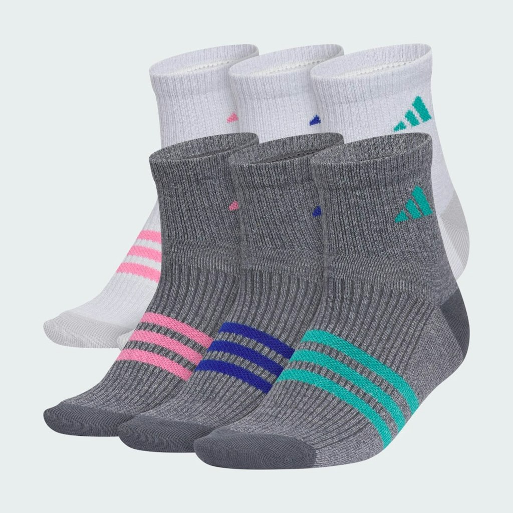 Girl's Superlite 3.0 Quarter Socks 6-Pack: $14