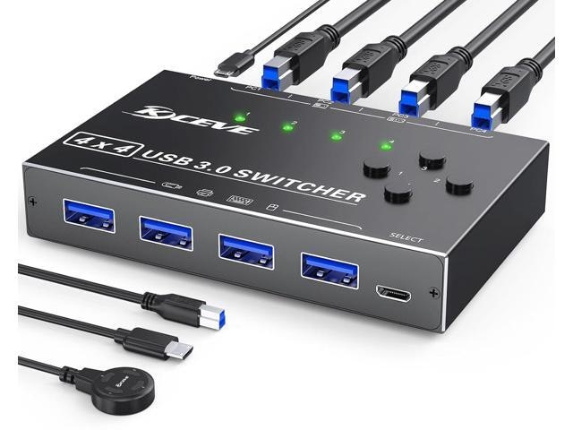 Mleeda 4-Port USB 3.0 Switch Selector: $38.35 Mleeda 4-Port USB 3.0 Switch Selector: $38.35