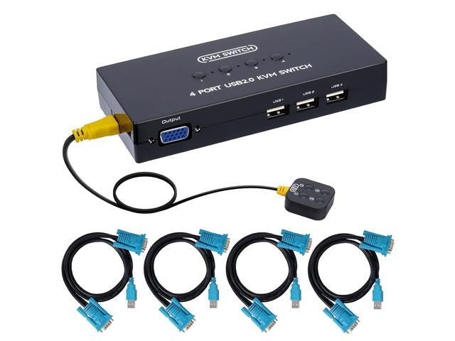 4-Port VGA USB KVM Switch: $64.88 4-Port VGA USB KVM Switch: $64.88