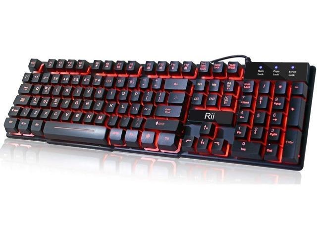 Rii RK100 LED Backlit Wired Multimedia Gaming Keyboard: $29.89 Rii RK100 LED Backlit Wired Multimedia Gaming Keyboard: $29.89