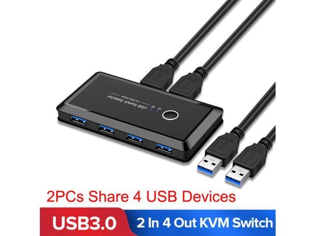 USB 3.0 2-Computer 4-Port Peripheral Switcher Hub: $28.99 USB 3.0 2-Computer 4-Port Peripheral Switcher Hub: $28.99